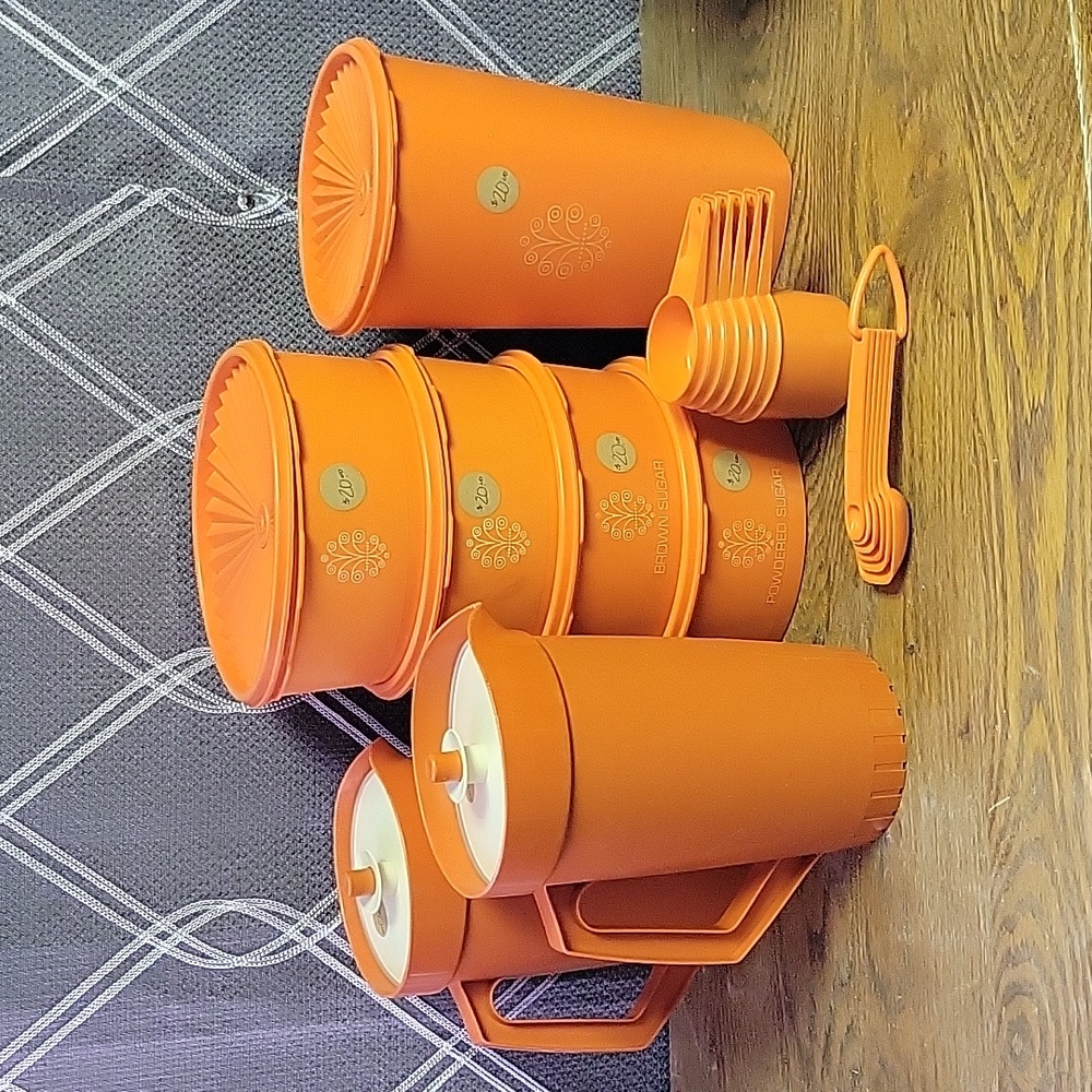 Vintage ORANGE Tupperware $20 each